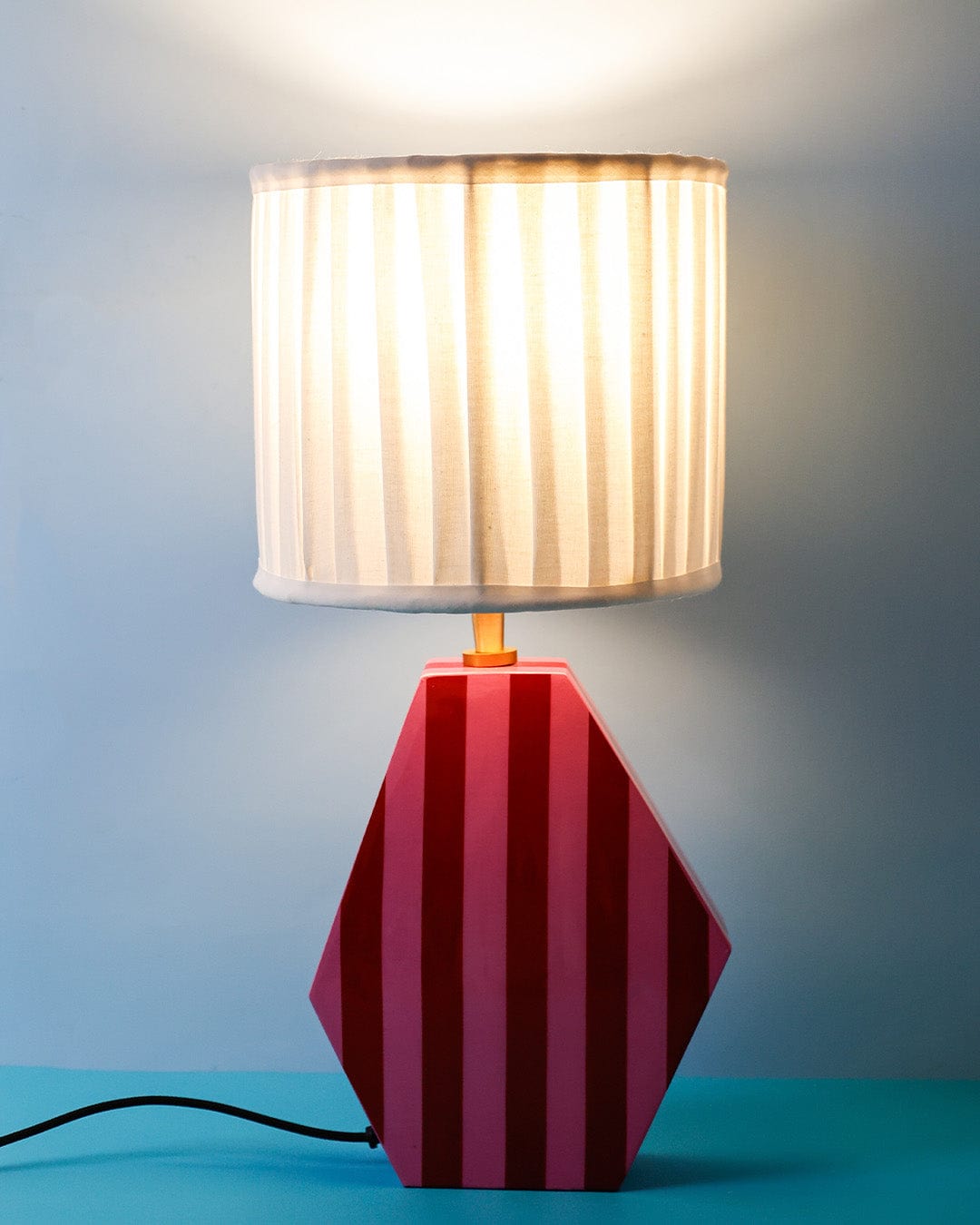 Lighting Carnival Splendor Wooden Table Lamp