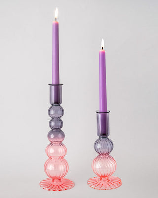 Lighting Kefi Borosilicate Candle Holders - Set of 2