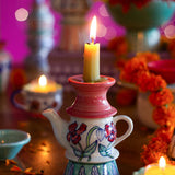 Lighting Moonflower Handpainted Candle holder