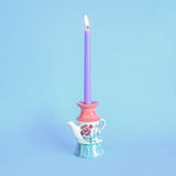 Lighting Moonflower Handpainted Candle holder