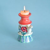 Lighting Moonflower Handpainted Candle holder