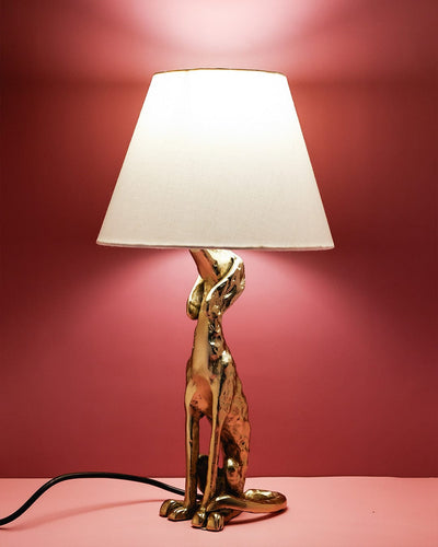 Lighting Plain Hey Doggo Metal Lamp