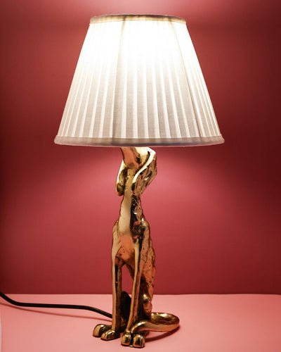 Lighting Pleated Hey Doggo Metal Lamp