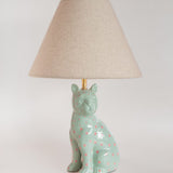 Lighting So Fierce Panther Lamp - Green With Pink Dots