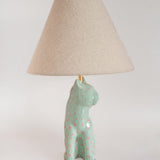 Lighting So Fierce Panther Lamp - Green With Pink Dots