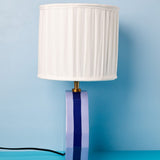 Lighting Stripes Delight Wooden Table Lamp