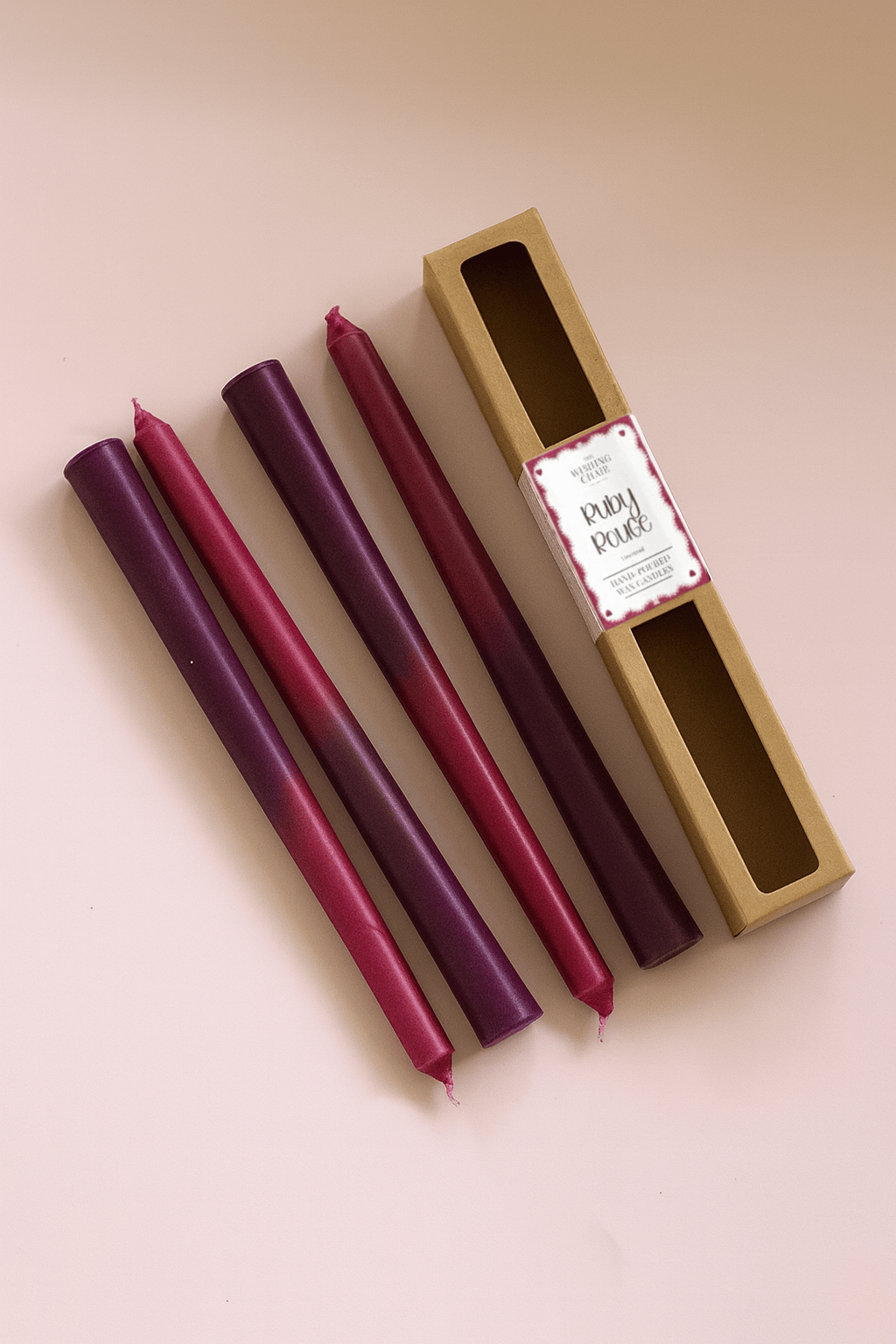 Lighting Tapered Vanilla Candles - Set of 4
