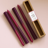 Lighting Tapered Vanilla Candles - Set of 4