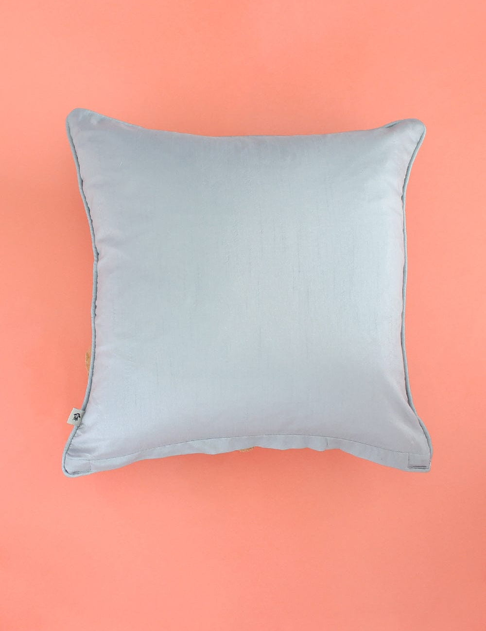 Lila Embroidered Cushion Cover