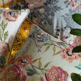 Lila Embroidered Cushion Cover