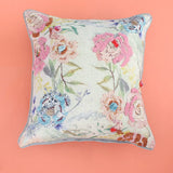 Lila Embroidered Cushion Cover