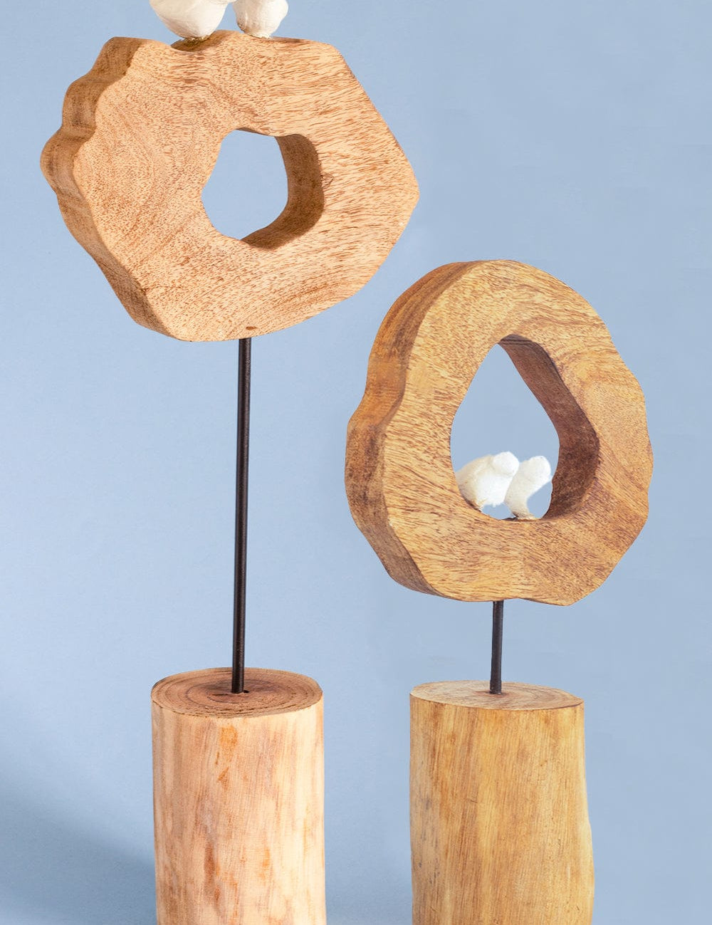 Little Birdies Wooden Décorative Accent