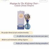 Magique by The Wishing Chair - Celeste Dried Flowers & Glass Vase