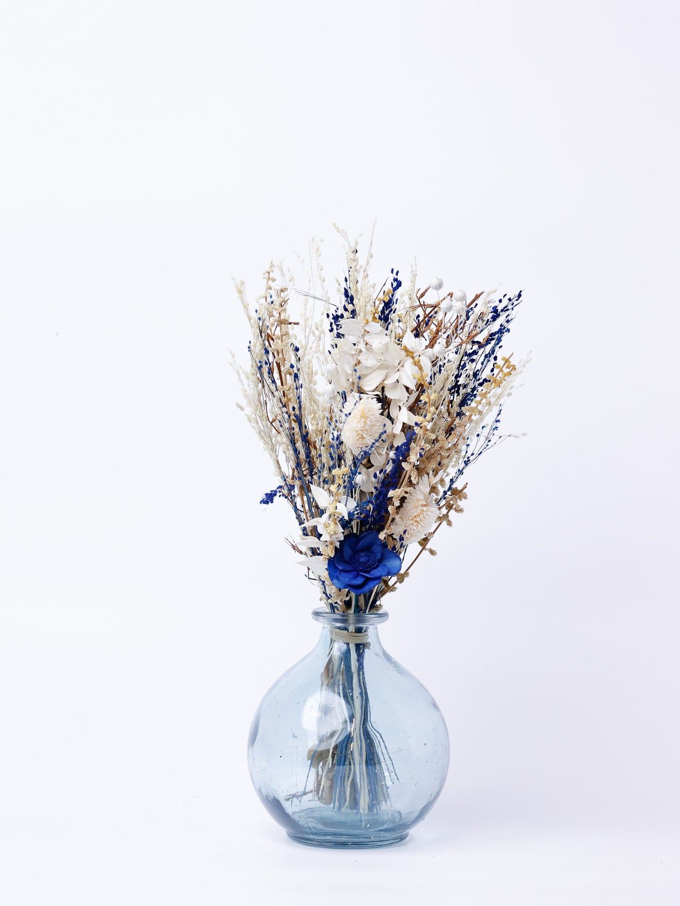 Magique by The Wishing Chair - Celeste Dried Flowers & Glass Vase