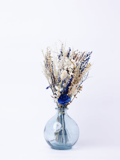 Magique by The Wishing Chair - Celeste Dried Flowers & Glass Vase