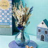 Magique by The Wishing Chair - Celeste Dried Flowers & Glass Vase