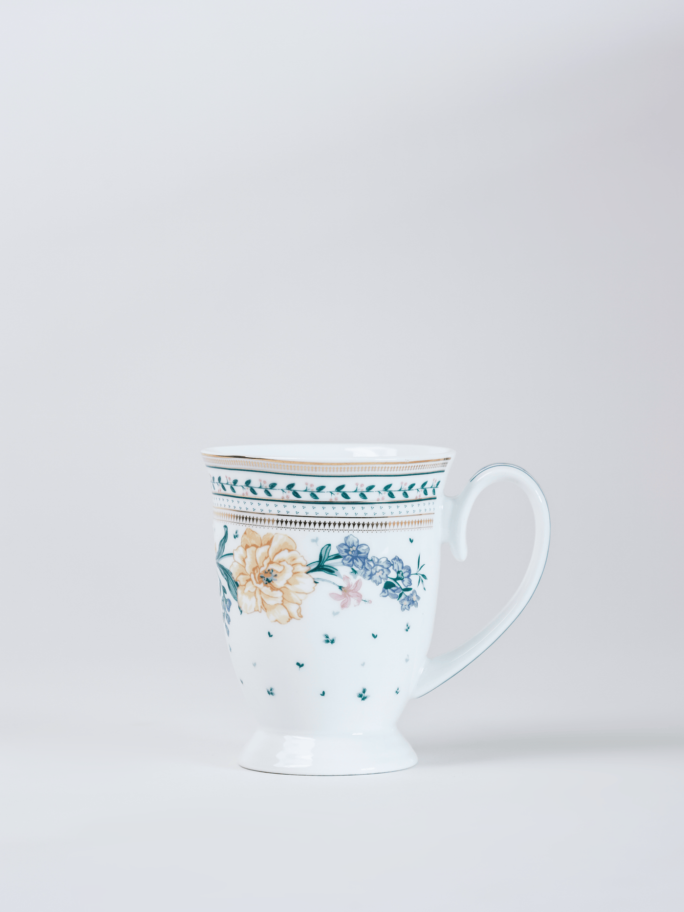 Magique by The Wishing Chair - Emerald Ribbon Fine China Ceramic Collection - Coffee Mug