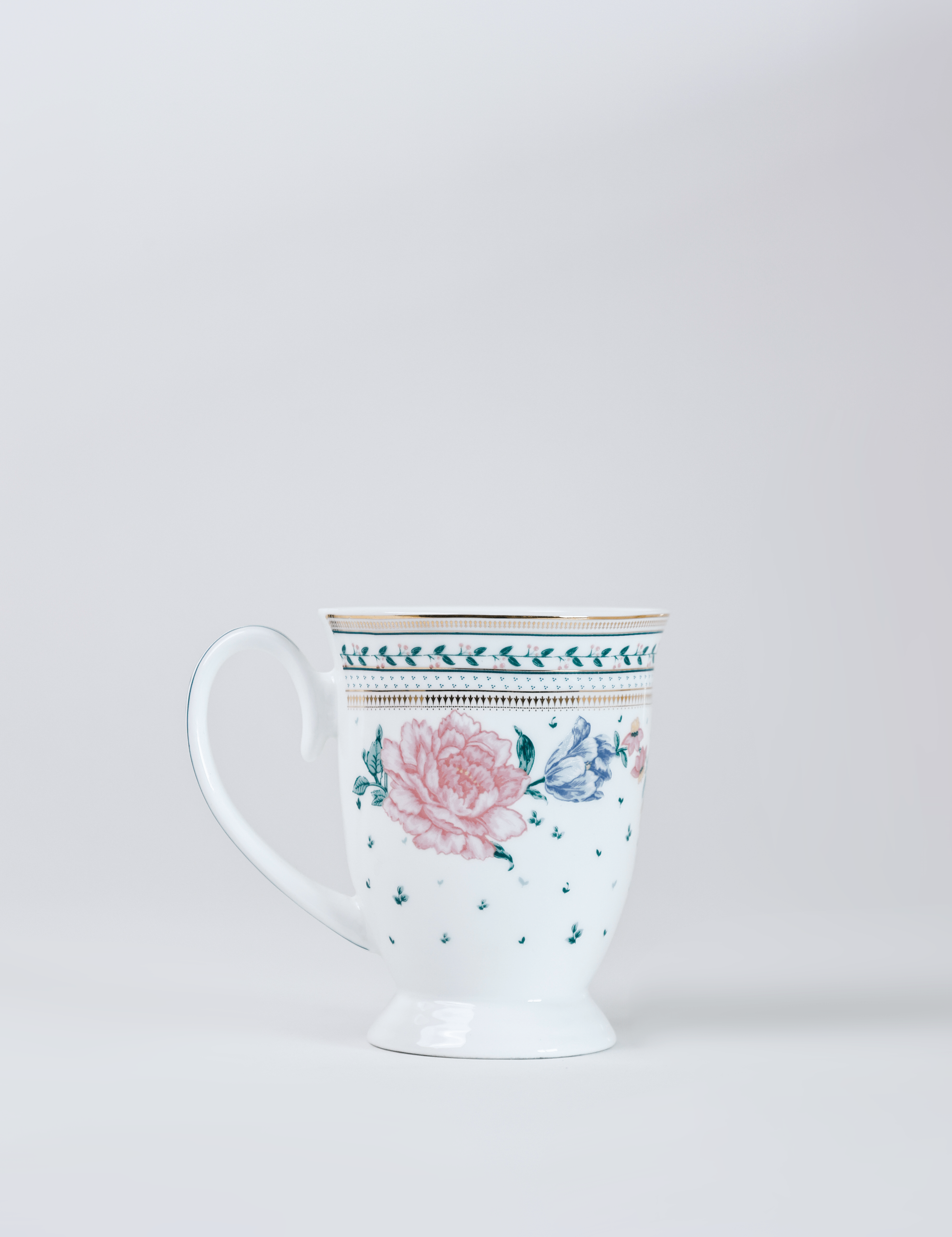 Magique by The Wishing Chair - Emerald Ribbon Fine China Ceramic Collection - Coffee Mug