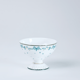 Magique by The Wishing Chair - Emerald Ribbon Fine China Ceramic Collection - Dessert Cups - Set of 4