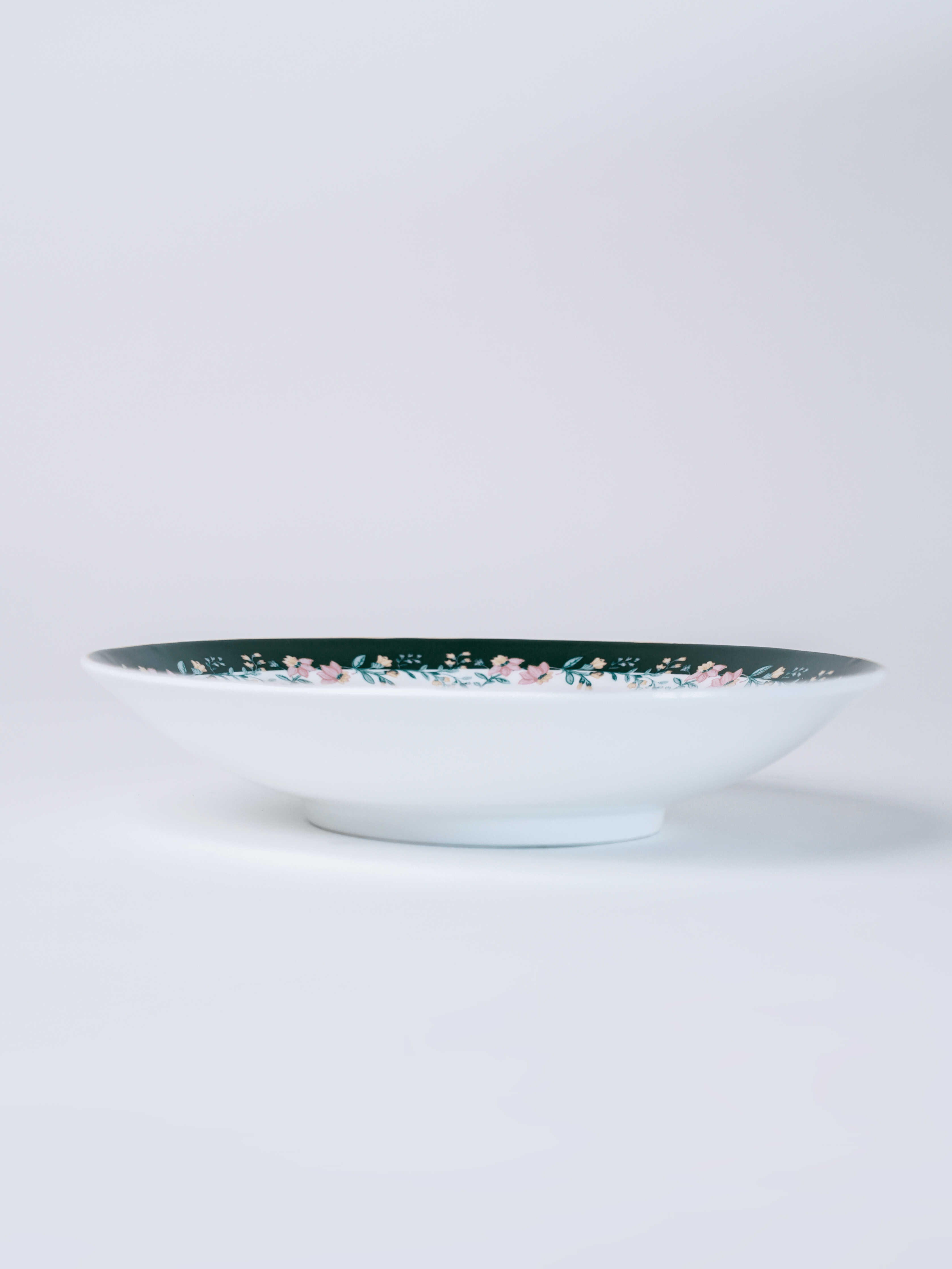 Magique by The Wishing Chair - Emerald Ribbon Fine China Ceramic Collection - Pasta Plates - Set of 2