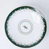 Magique by The Wishing Chair - Emerald Ribbon Fine China Ceramic Collection - Pasta Plates - Set of 2