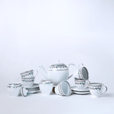 Magique by The Wishing Chair - Emerald Ribbon Fine China Ceramic Collection - Teaset - 15 pieces