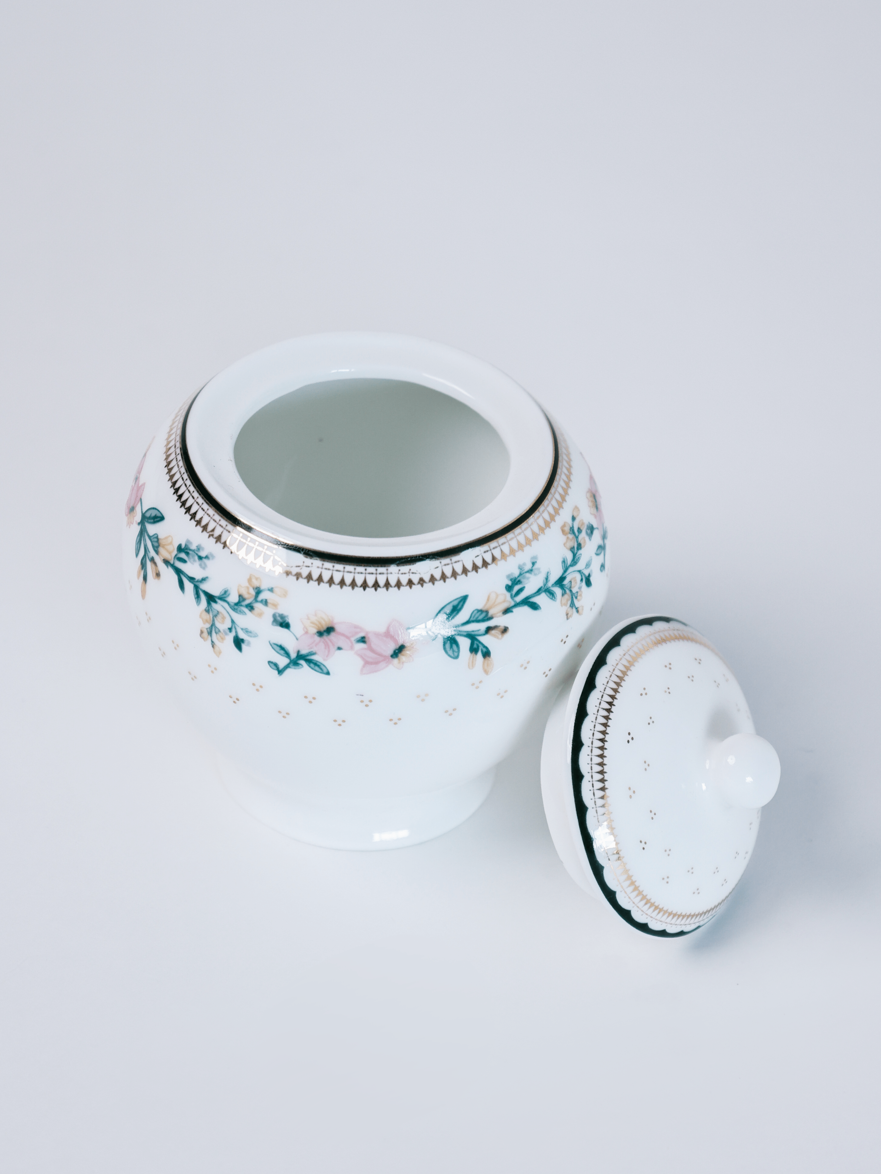 Magique by The Wishing Chair - Emerald Ribbon Fine China Ceramic Collection - Teaset - 15 pieces