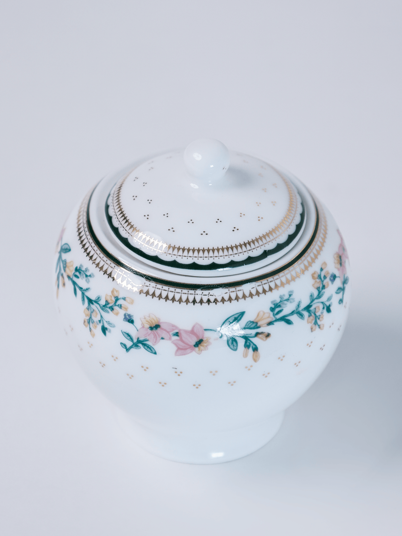 Magique by The Wishing Chair - Emerald Ribbon Fine China Ceramic Collection - Teaset - 15 pieces