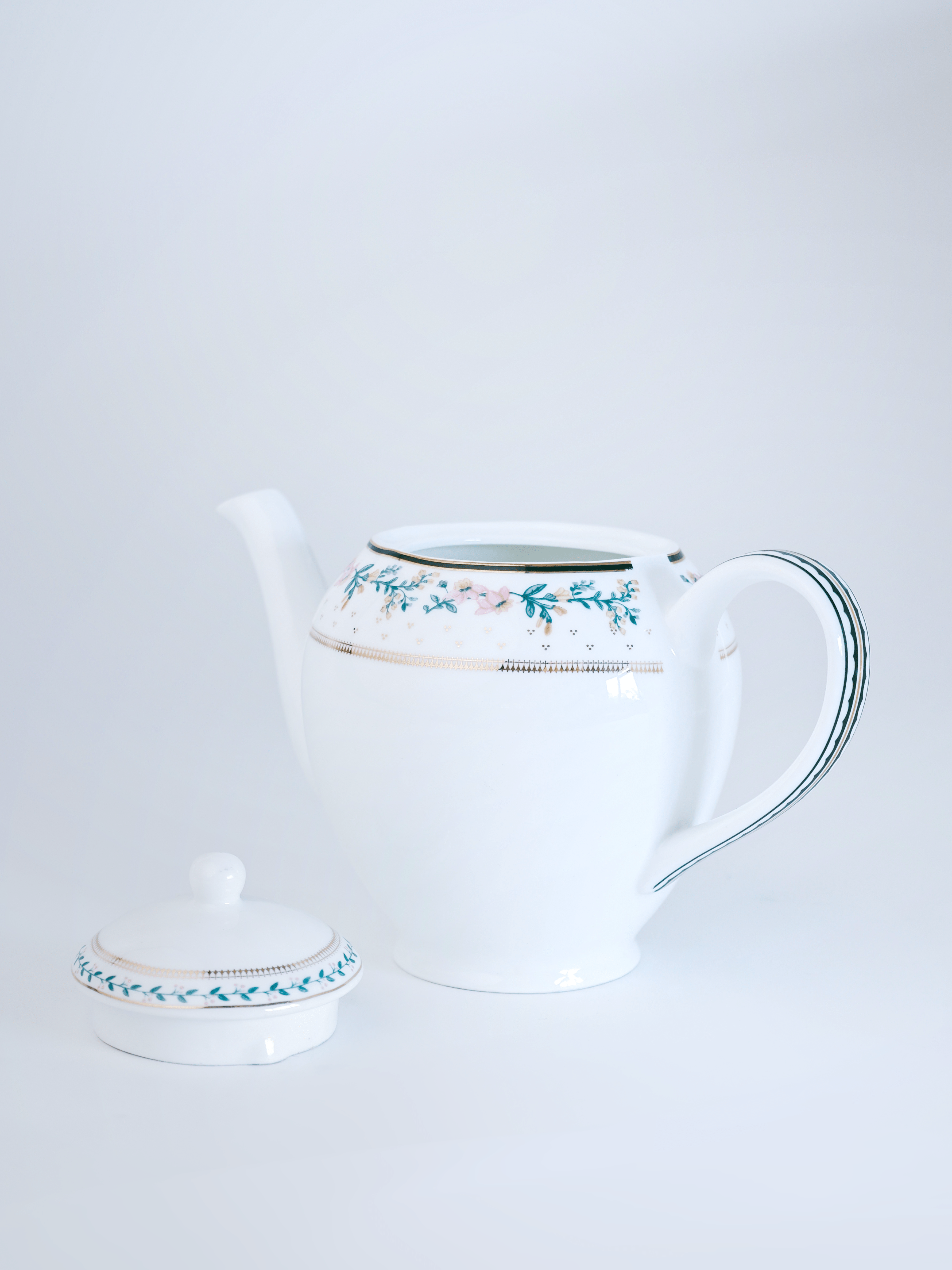 Magique by The Wishing Chair - Emerald Ribbon Fine China Ceramic Collection - Teaset - 15 pieces