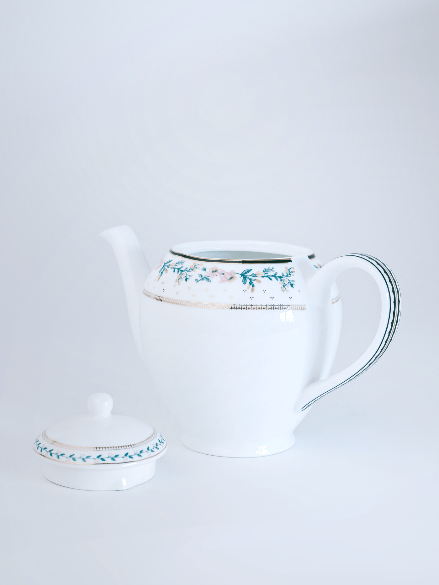Magique by The Wishing Chair - Emerald Ribbon Fine China Ceramic Collection - Teaset - 15 pieces
