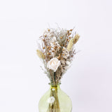 Magique by The Wishing Chair - Jade Dried Flowers & Glass Vase