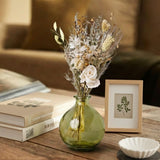 Magique by The Wishing Chair - Jade Dried Flowers & Glass Vase