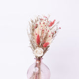 Magique by The Wishing Chair - Rosette Dried Flowers & Glass Vase