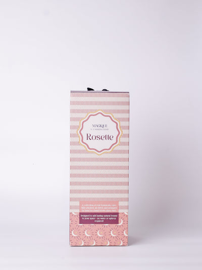 Magique by The Wishing Chair - Rosette Dried Flowers & Glass Vase