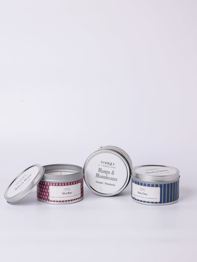 Magique by The Wishing Chair - Starlight Collection Wax Candle Tins Set of 3 Gift Box