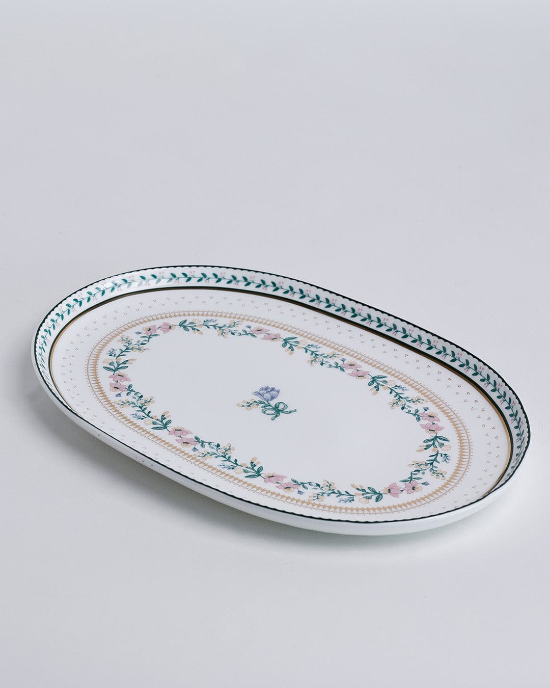 Magique by The Wishing Chair x ClayCraft :  Emerald Ribbon - Amber Giftbox | Set of 4 Snack Plates & Serving Platter