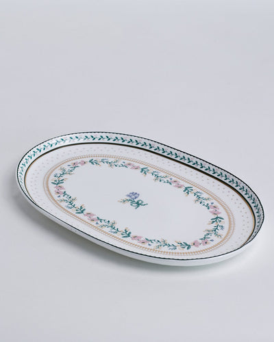 Magique by The Wishing Chair x ClayCraft :  Emerald Ribbon - Amber Giftbox | Set of 4 Snack Plates & Serving Platter