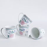Magique by The Wishing Chair x ClayCraft :  Emerald Ribbon - Celebrations Giftbox | Set of 4 Mugs & Platter