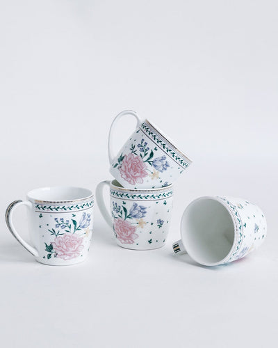 Magique by The Wishing Chair x ClayCraft :  Emerald Ribbon - Celebrations Giftbox | Set of 4 Mugs & Platter
