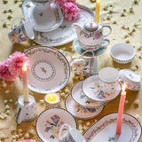Magique by The Wishing Chair x ClayCraft :  Emerald Ribbon - Celebrations Giftbox | Set of 4 Mugs & Platter