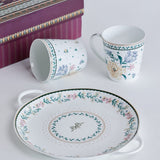 Magique by The Wishing Chair x ClayCraft :  Emerald Ribbon - Lustre Giftbox | Set of 2 Mugs & Tawa Platter