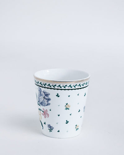 Magique by The Wishing Chair x ClayCraft :  Emerald Ribbon - Twilight Bloom Giftbox | Set of 4 Snack Plates and 4 Mugs