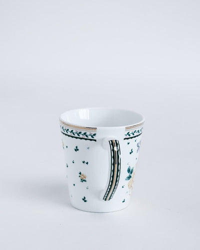 Magique by The Wishing Chair x ClayCraft :  Emerald Ribbon - Twilight Bloom Giftbox | Set of 4 Snack Plates and 4 Mugs