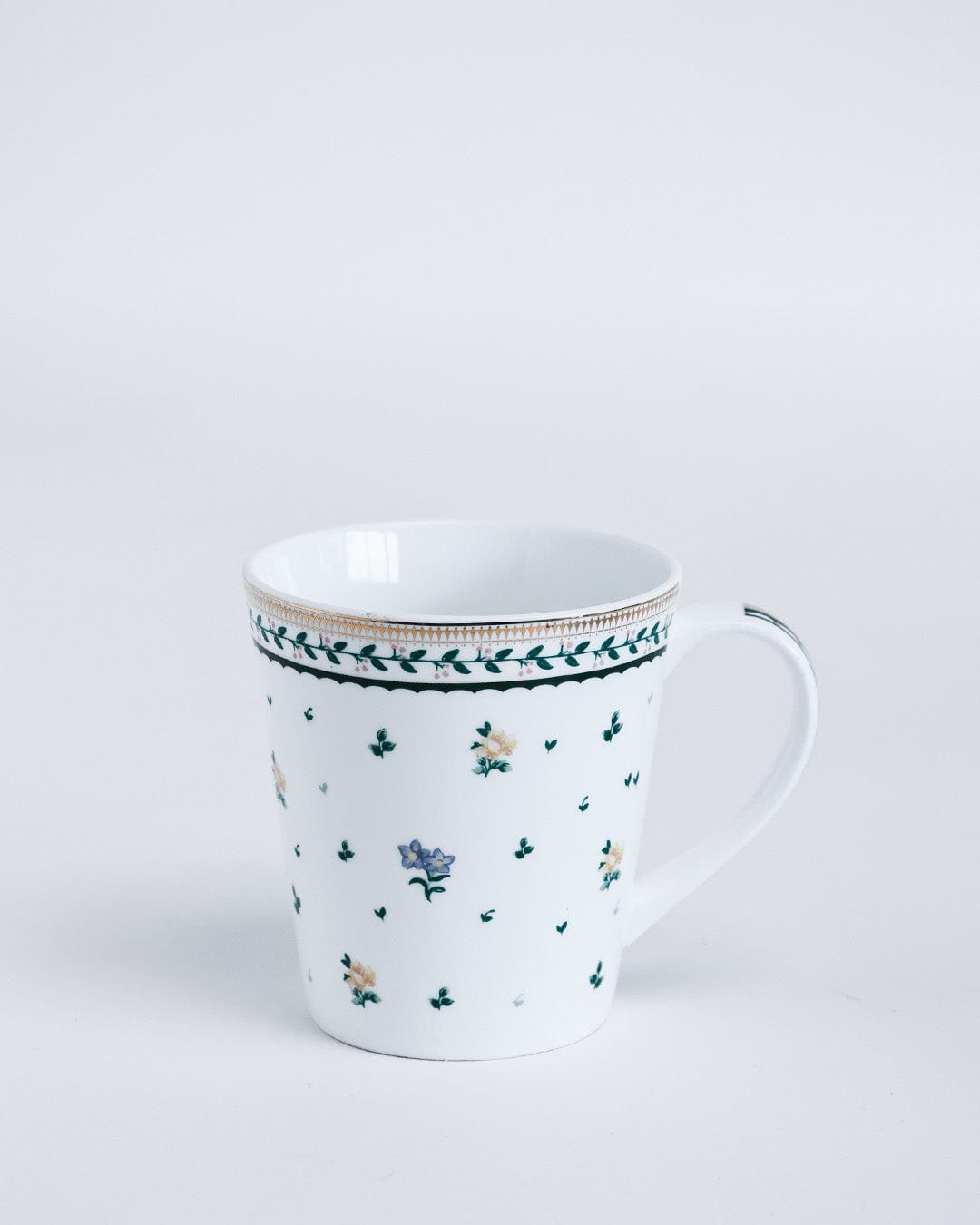 Magique by The Wishing Chair x ClayCraft :  Emerald Ribbon - Twilight Bloom Giftbox | Set of 4 Snack Plates and 4 Mugs
