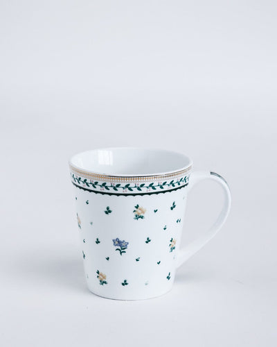 Magique by The Wishing Chair x ClayCraft :  Emerald Ribbon - Twilight Bloom Giftbox | Set of 4 Snack Plates and 4 Mugs