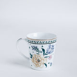 Magique by The Wishing Chair x ClayCraft :  Emerald Ribbon - Twilight Bloom Giftbox | Set of 4 Snack Plates and 4 Mugs