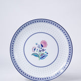 Magique by The Wishing Chair x ClayCraft: Indigo Chintz dinner set - 6 dinner plates, 6 snack plates, 6 bowls & 2 soup bowls
