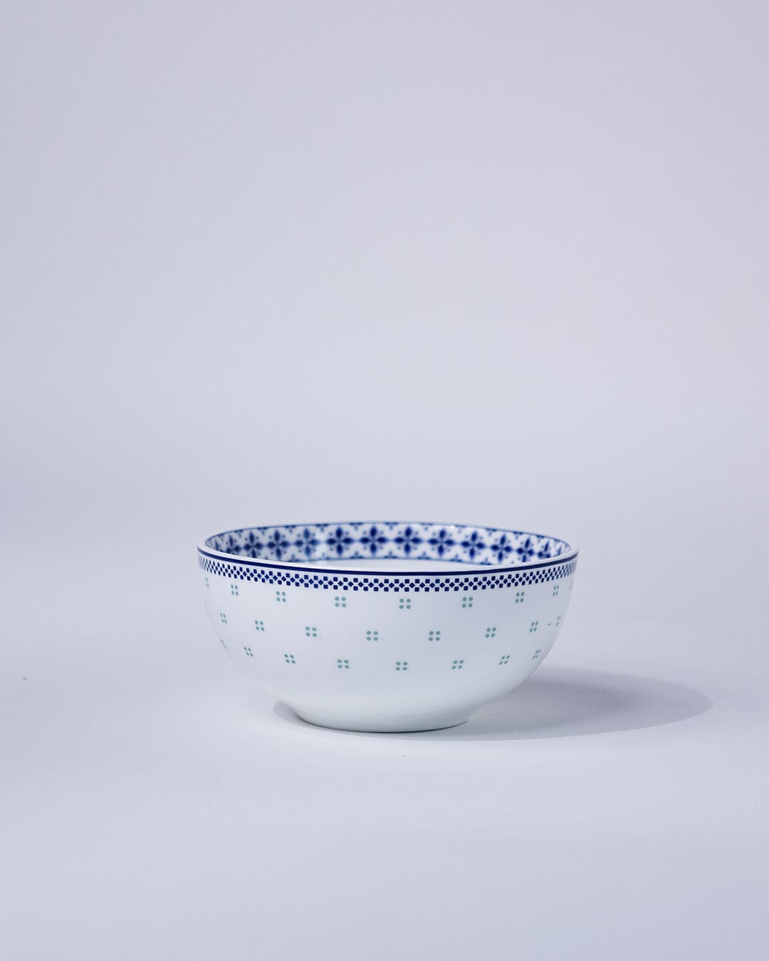 Magique by The Wishing Chair x ClayCraft: Indigo Chintz dinner set - 6 dinner plates, 6 snack plates, 6 bowls & 2 soup bowls