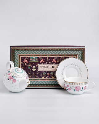 Magique by The Wishing Chair x ClayCraft : Portrait of a Rose - Tea for One Set