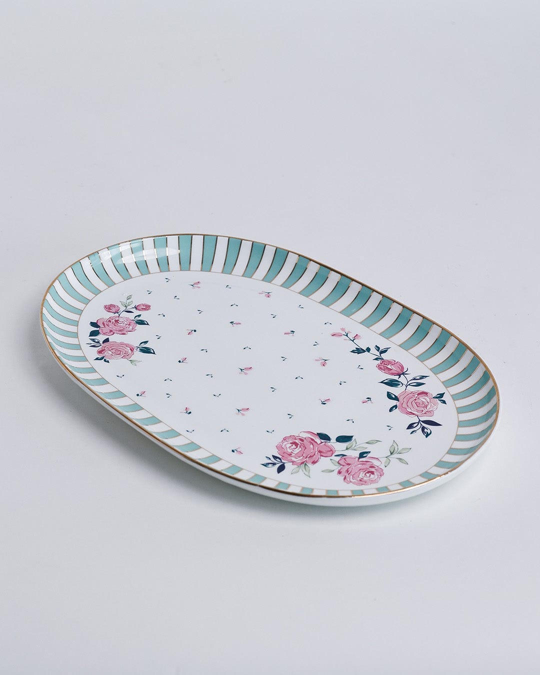 Magique by The Wishing Chair x ClayCraft : Portrait of Rose - Amber Giftbox | Set of 4 Snack Plates & Serving Platter